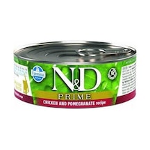 N&D Prime Tavuk ve Narlı Yavru Kedi Konservesi 6 x 70 G