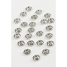 0,6 - 636 - Mm Çiçek Ara Aparat 50 Gram - Ece-umay - Gümüş Rengi