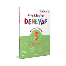 4. ve 5. Sınıflar Deneyap Tamamı Çözümlü 5 Fasiküllü Deneme Sınavı  -  Merve Gülmüş  -  Editör