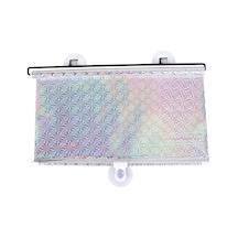 40 60cm Vantuz Dağı Otomatik Geri Çekilebilir Güneşlik Perdesi Anti-uv Koruma Kamyon Ön Cam Ekranı - Gümüş