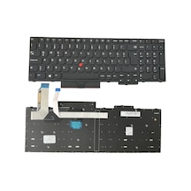 Lenovo İle Uyumlu Thinkpad 20q8s09u00s9 Notebook Klavye Siyah Tr Çerçeveli