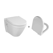 VitrA S50 Asma Klozet + VitrA Yavaş Kapanan Klozet Kapağı