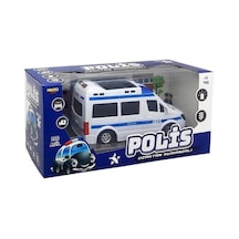 20x8x13 Cm Kumandalı Full Fonksiyon Polis Arabası 0138