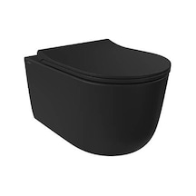 Bocchı - Speciale Jet Flush Asma Klozet Parlak Siyah Kapak Dahil Set - Outlet - 1171-005-0128tk- Diğer