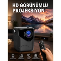 Yüksek Hd Görünümlü Taşınabilir Projeksiyon Cihazı 17617822