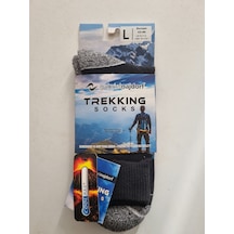Gabriel Najdorf Termal Trekking Çorap Siyah-Gri