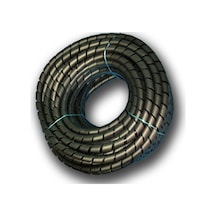 Kablo Sarıcı Koruyucu Spiral Rulo No 5 17Mm Siyah Kalın 50M