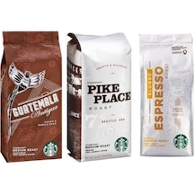 Starbucks 3x Guatemala & Espresso Blond & Pike Place Çekirdek Kahve