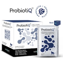 Vetq0m Kedi Probiotiq Probiyotik Ve Prebiyotik Toz 30 Saşe İshal, Kabızlık Ve Sindirim Desteği
