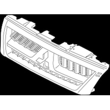 Mitsubishi Pajero 2003-2006 Ön Panjur Nikelaj Siyah Oem No: Mn117202wa