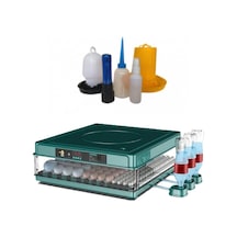 Extra Hediyeli 130 Lu Tam Otomatik Kuluçka Makinesi Yedek Motorlu