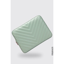 Mussen Macbook Neo Air - Pro - 13" / 13.3" / 13.6" /14" İnç - Laptop Çantası Mint Yeşil