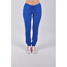 Saks Mavi Likralı Jogger Pantolon