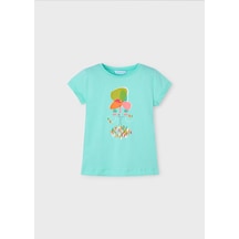 Mayoral Kız Çocuk T-shirt 3014y25 Turkuaz Mayoral Kız Çocuk T-shirt 3014y25 Turkuaz