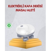 Kablosuz Kafa Ve Vücut Masaj Aleti Taşınabilir Tasarım