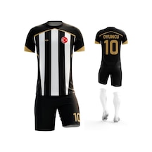 Acr Giyim Kişiye Özel Futbol Forması Emir Modeli Siyah