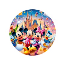 Walt Disney Yuvarlak Pasta Yenilebilir Resim Baskı 20 Cm