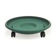 Omnipazar So-tt03 Tekerlekli Saksı Tabağı No 3 Yeşil
