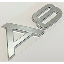 Audi Uyumlu A8 Krom Bagaj Yazısı