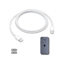 Apple Uyumlu 15/15 Pro Type-c To Type-c Hasır Örgü Hızlı Şarj Kablosu 1m