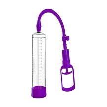 Erofoni Yeni Nesil Kaliteli Dayanıklı Mekanizma 20 CM Tetikli Purple Penis Vakum Pompası