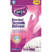 Parex Standart Temizlik Eldiveni Pembe L