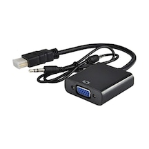 Hdmı To Vga Ses Destekli Hdmı Giriş Vga Çıkış Dönüştürücü
