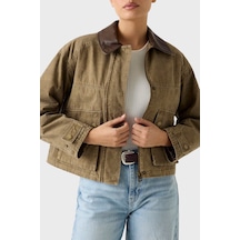 Guess Bayan Ceket W6rl51 Wl372 F8bc Yeşil Yeşil