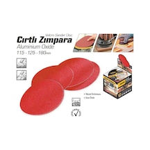 Cırtlı Zımpara 180 Mm (100 Adet) / (40 - 60 - 80 - 100 - 120 Kum)