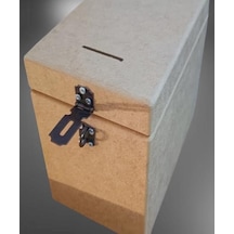 Hobi Adn Dekoratif Bahşiş Kutu Ahşap Mdf Ham Cnc Kesim Model El Yapım
