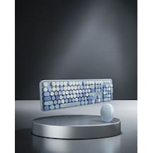Retro Daktilo Stili Kablosuz Klavye Mouse Seti Uczzzqw02klavyemouse Diğer
