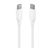 Usb-c - Usb-c 120cm 60w Pd Qc Hızlı Şarj Data Kablosu Beyaz Diğer