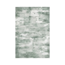 Kartela Halı Vintage Halı Kaymaz Taban Makinede Yıkanabilir Halı Adaçayı Yeşili - 80 X 120 Cm