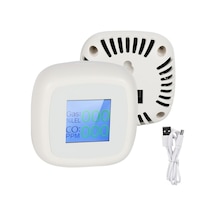 C2 Benzine, Lpg Ve Karbon Monoksit Tespit Edici, Sızıntı Alarmı, Normal Versiyon, Usb Girişi, Gerçek Zamanlı Uyarı