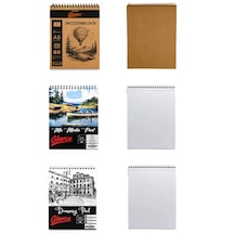 A5 200 Gr Spr Mix Media Pad 20 Yp A5 Eskiz Defteri 120 Gr 50 Yp Skızzenblock A5 90 Gr Kraft Dik Spr 50 Li Set