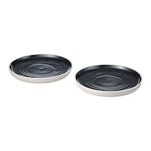 Ikea Ombonad Tatlı Tabağı Seti, Gri, 20 Cm, 2 Adet
