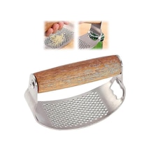 Paslanmaz Çelik Sarımsak Presi, Ahşap Saplı Sarımsak Presi Salınc Çok Renkli