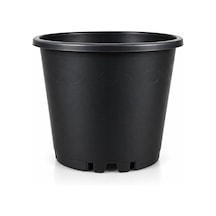 3l Üretim Saksısı Ø16 Siyah Plastik Saksı Fidan, Çiçek, Yetiştirme Kabı