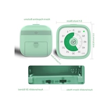 60 Dakika Analog Alarm Zamanlayıcı, Pomodoro Yöntemi İle Öğrenci Motivasyonu Açık Mavi
