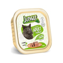 5 Adet Jungle Tavuklu Yetişkin Yaş Kedi Maması 100 Gr