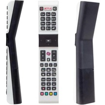 Sh Profilo Rca49130 - Vestel Smart Sanyo - Jvc Netflix Tuşlu Beyaz Yazısız Lcd Led Tv Kumanda Najmaddin