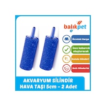 Silindir Akvaryum Hava Taşı 5cm - 2 Adet