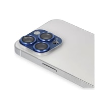 Apple İphone 13 Pro Max Pers Alüminyum Kamera Lens - Lacivert