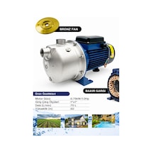 Santrifüj Su Motoru Su Pompası Paslanmaz Gövde 0.75kw 1hp