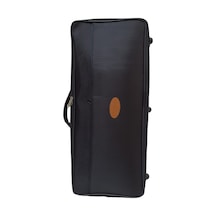 Profesyonel Evalı Kumaş Gigbag Çiftli Kemençe Kılıfı - Siyah Renk - Su Geçirmez