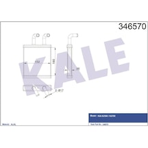Kale Kalorıfer Radyatoru Kıa Bongo 2003- / K2500 - K2700 1999- Klr-346570