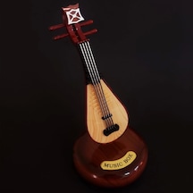 Saz Tasarımlı Dekoratif Müzik Kutusu -