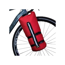 Semçanta - Bikepacking Tüp Çanta - 9 L - Siyah Turuncu