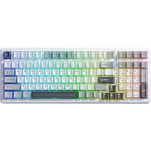 Aula F99 3 Modlu Rgb Hot Swap Mekanik Reaper Switch Kablosuz Makrolu Klavye Gri