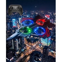 Led Işıklı Oyuncak Drone Fighter Jet Tasarımlı Uzaktan Kumandalı Uçak - Lisinya